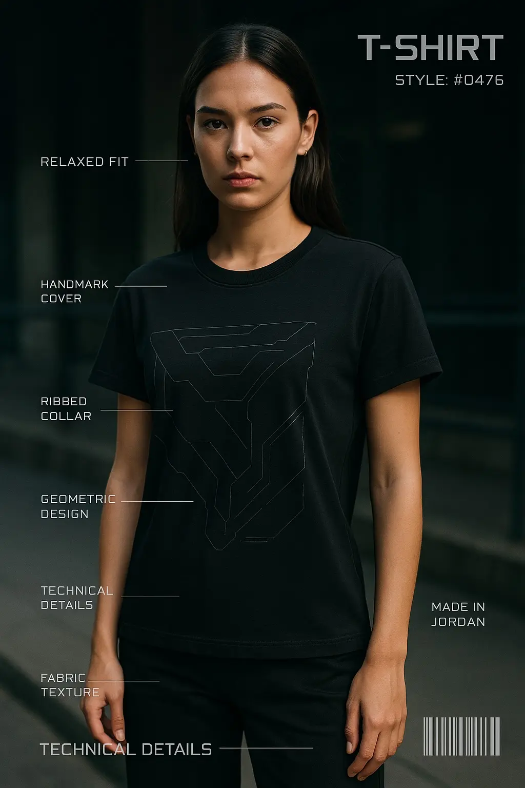 poster of a VoidWare brand garment made on Affinity Photo