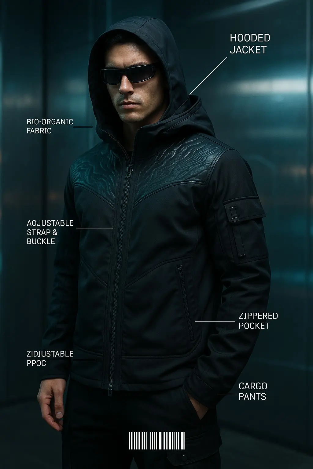 poster of a VoidWare brand garment made on Affinity Photo